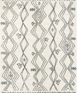 Well Woven Darcy Modern Farmhouse Tribal Pattern Ivory Rug