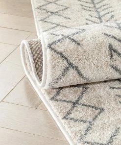 Well Woven Current Moroccan Tribal Diamond Pattern Ivory Grey Rug Global 17 Well Woven Current Moroccan Tribal Diamond Pattern Ivory Grey Rug Global