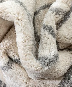 Well Woven Global Custom Size Runner Diodelly Moroccan Lattice Trellis Ivory Grey 27 Inch Wide X Choose Your Length Hallway Runner Rug