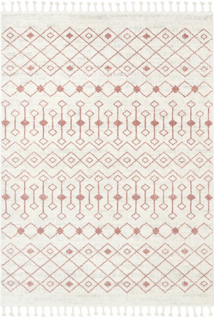 Well Woven Transistora Nordic Tribal Trellis Pattern Blush Rug Global 2 Well Woven Transistora Nordic Tribal Trellis Pattern Blush Rug Global