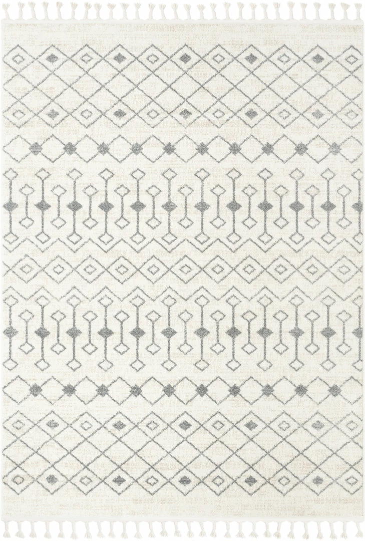 Well Woven Global Transistora Nordic Tribal Trellis Pattern Ivory Grey Rug 2 Well Woven Global Transistora Nordic Tribal Trellis Pattern Ivory Grey Rug