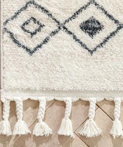 Well Woven Transistora Nordic Tribal Trellis Pattern Charcoal Ivory Rug 16 Well Woven Transistora Nordic Tribal Trellis Pattern Charcoal Ivory Rug