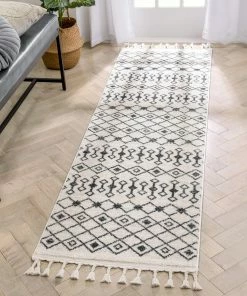 Well Woven Transistora Nordic Tribal Trellis Pattern Charcoal Ivory Rug 23 Well Woven Transistora Nordic Tribal Trellis Pattern Charcoal Ivory Rug