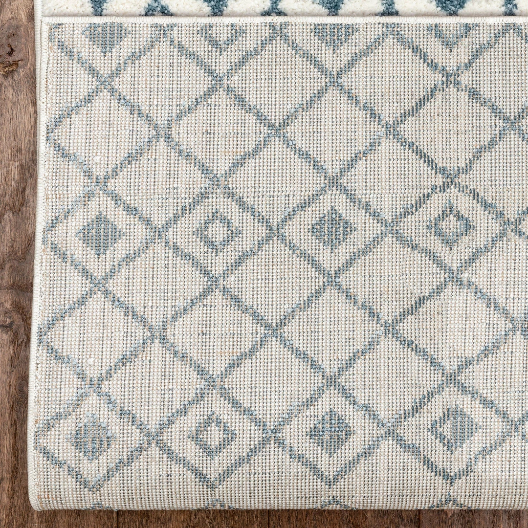 Well Woven Custom Size Runner Transistora Tribal Trellis Geometric Pattern Light Blue Ivory 27 Inch Wide X Choose Your Length Hallway Runner Rug 4 Well Woven Custom Size Runner Transistora Tribal Trellis Geometric Pattern Light Blue Ivory 27 Inch Wide X Choose Your Length Hallway Runner Rug