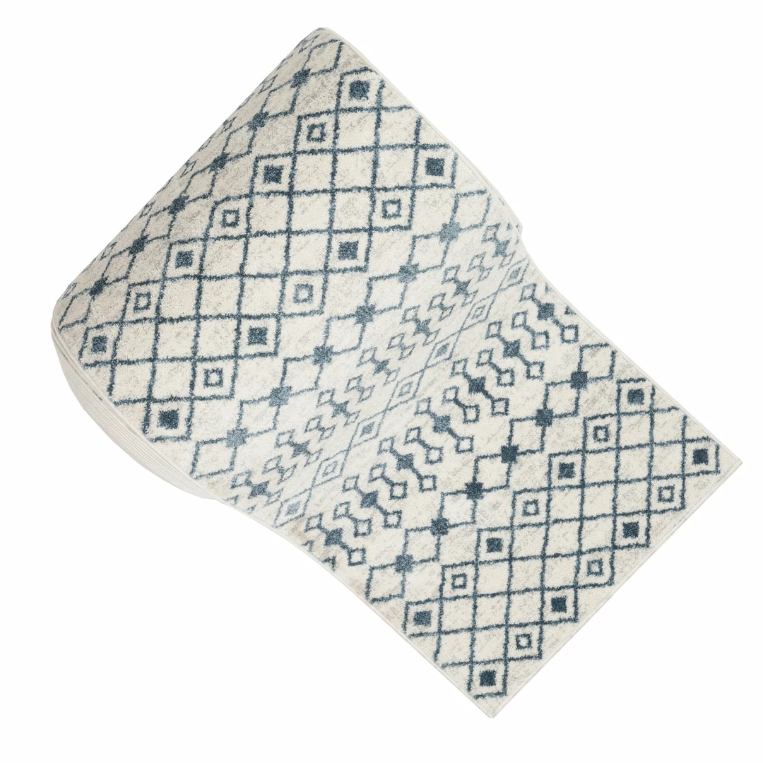 Well Woven Custom Size Runner Transistora Tribal Trellis Geometric Pattern Light Blue Ivory 27 Inch Wide X Choose Your Length Hallway Runner Rug 6 Well Woven Custom Size Runner Transistora Tribal Trellis Geometric Pattern Light Blue Ivory 27 Inch Wide X Choose Your Length Hallway Runner Rug