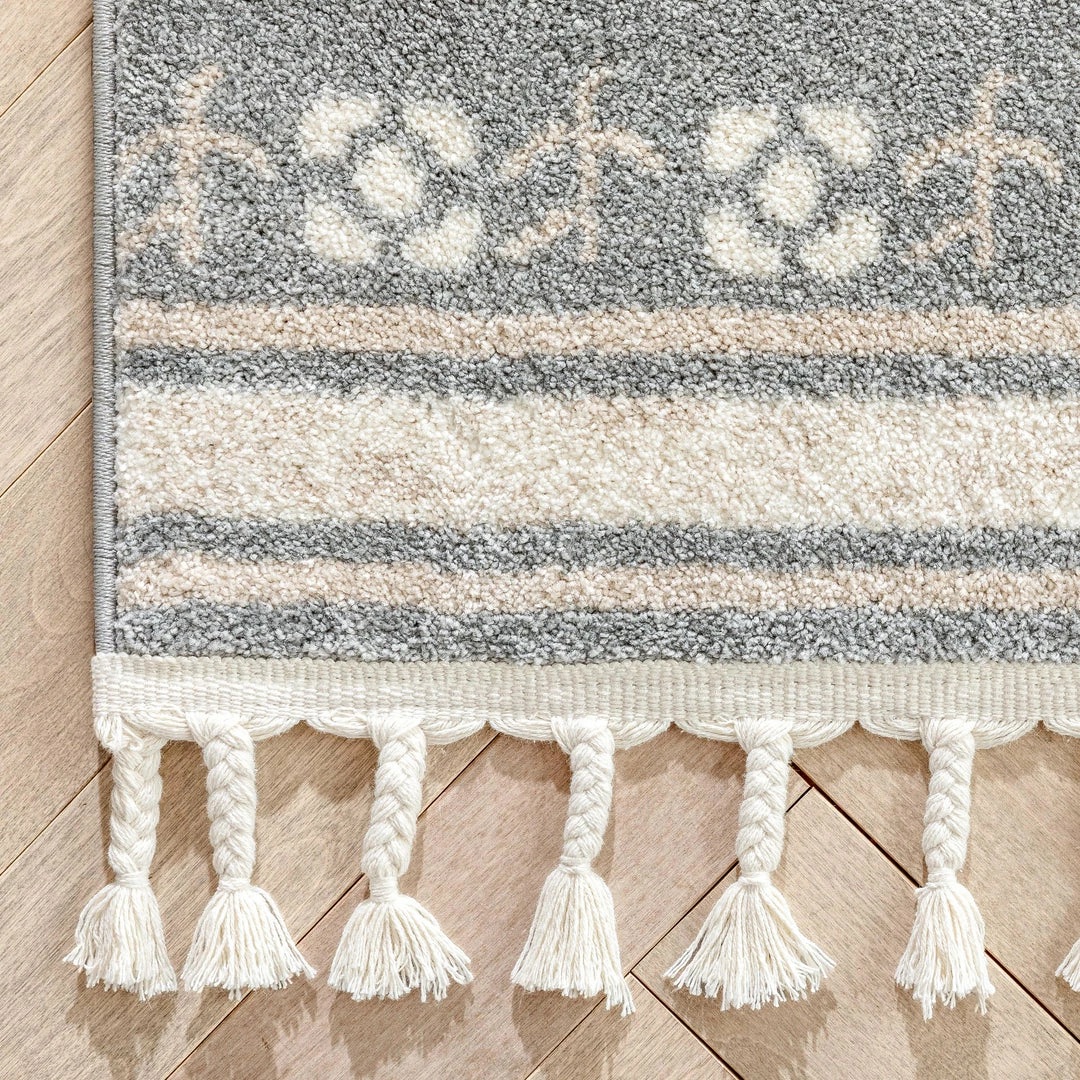 Well Woven Global Capa Nordic Tribal Grey Rug 4 Well Woven Global Capa Nordic Tribal Grey Rug