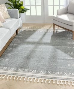 Well Woven Global Capa Nordic Tribal Grey Rug