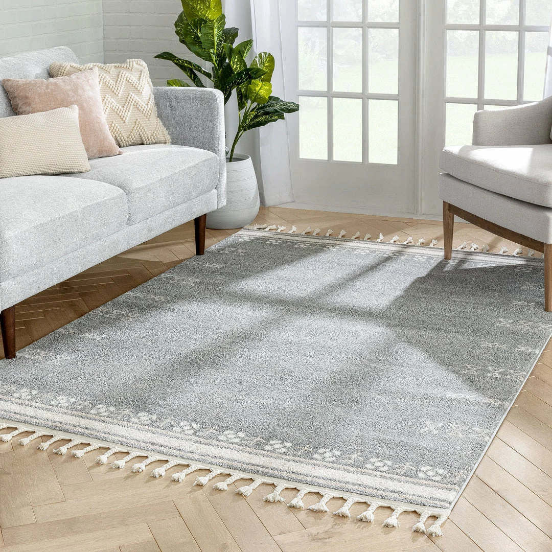 Well Woven Global Capa Nordic Tribal Grey Rug 8 Well Woven Global Capa Nordic Tribal Grey Rug