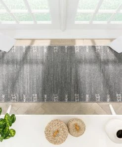 Well Woven Global Capa Nordic Tribal Grey Rug 24 Well Woven Global Capa Nordic Tribal Grey Rug