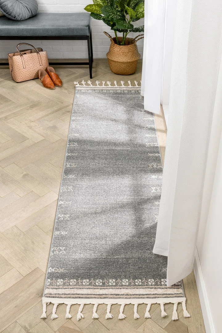 Well Woven Global Capa Nordic Tribal Grey Rug 13 Well Woven Global Capa Nordic Tribal Grey Rug