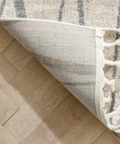 Well Woven Global Crisscross Nordic Geometric Pattern Ivory Rug