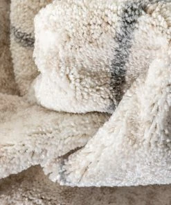 Well Woven Global Crisscross Nordic Geometric Pattern Ivory Rug