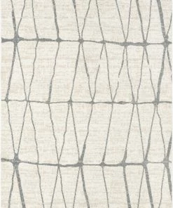 Well Woven Global Crisscross Nordic Geometric Pattern Ivory Rug