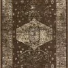 Well Woven Lila Brown Distressed Vintage Persian Tribal Rug Global