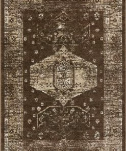 Well Woven Lila Brown Distressed Vintage Persian Tribal Rug Global