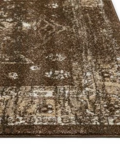 Well Woven Lila Brown Distressed Vintage Persian Tribal Rug Global