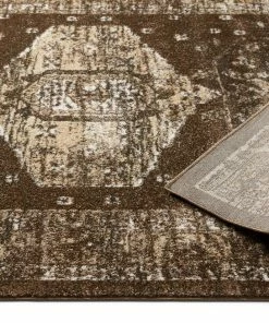 Well Woven Lila Brown Distressed Vintage Persian Tribal Rug Global