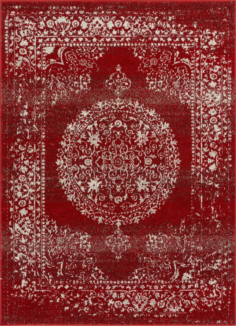 Well Woven Mora Red Traditional Vintage Persian Distressed Rug 7'10" X 9'10" Global 1 Well Woven Mora Red Traditional Vintage Persian Distressed Rug 7'10" X 9'10" Global
