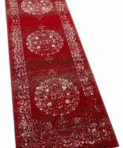 Well Woven Mora Red Traditional Vintage Persian Distressed Rug 7'10" X 9'10" Global 11 Well Woven Mora Red Traditional Vintage Persian Distressed Rug 7'10
