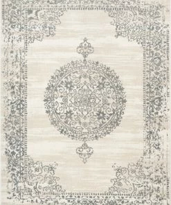Well Woven Mora Ivory Traditional Vintage Persian Distressed Rug