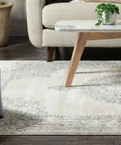 Well Woven Mora Ivory Traditional Vintage Persian Distressed Rug