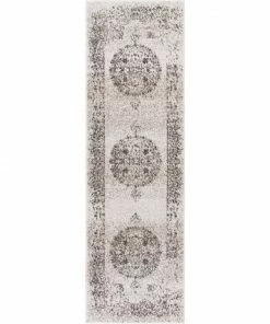 Well Woven Mora Ivory Traditional Vintage Persian Distressed Rug