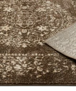 Well Woven Mora Brown Traditional Vintage Persian Distressed Rug