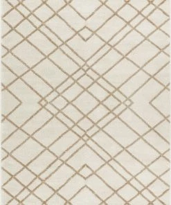 Well Woven Global Adalene Ivory Modern Mosaic Moroccan Rug