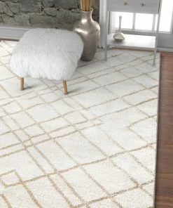 Well Woven Global Adalene Ivory Modern Mosaic Moroccan Rug 12 Well Woven Global Adalene Ivory Modern Mosaic Moroccan Rug