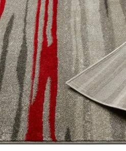 Well Woven Global Oscar Red Modern Abstract Lines Rug 6 Well Woven Global Oscar Red Modern Abstract Lines Rug