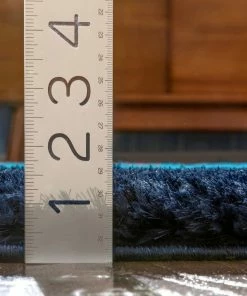 Well Woven Balboa Modern Abstract Shag Multi 3D Textured Thick & Soft Shag Rug Geometric