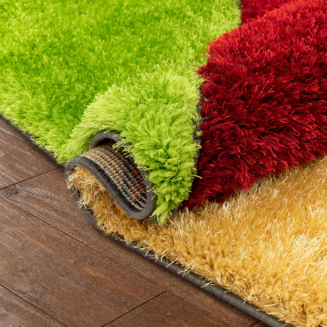 Well Woven Rialto Modern Geometric Shag Multi 3D Textured Thick & Soft Shag Rug 3 Well Woven Rialto Modern Geometric Shag Multi 3D Textured Thick & Soft Shag Rug