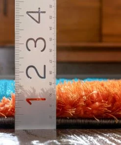 Well Woven Rialto Modern Geometric Shag Multi 3D Textured Thick & Soft Shag Rug 18 Well Woven Rialto Modern Geometric Shag Multi 3D Textured Thick & Soft Shag Rug