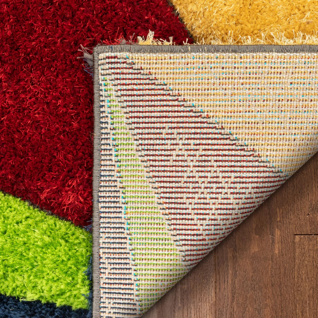 Well Woven Rialto Modern Geometric Shag Multi 3D Textured Thick & Soft Shag Rug 4 Well Woven Rialto Modern Geometric Shag Multi 3D Textured Thick & Soft Shag Rug