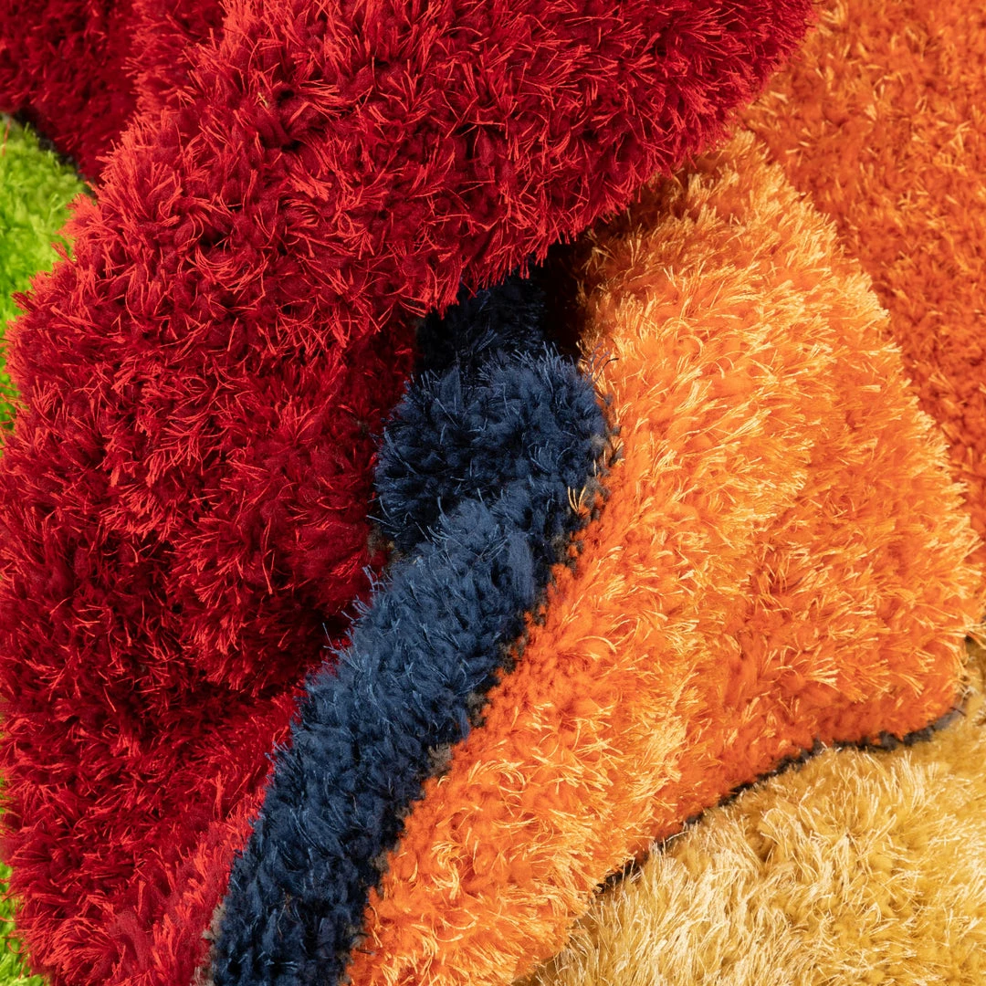 Well Woven Rialto Modern Geometric Shag Multi 3D Textured Thick & Soft Shag Rug 9 Well Woven Rialto Modern Geometric Shag Multi 3D Textured Thick & Soft Shag Rug