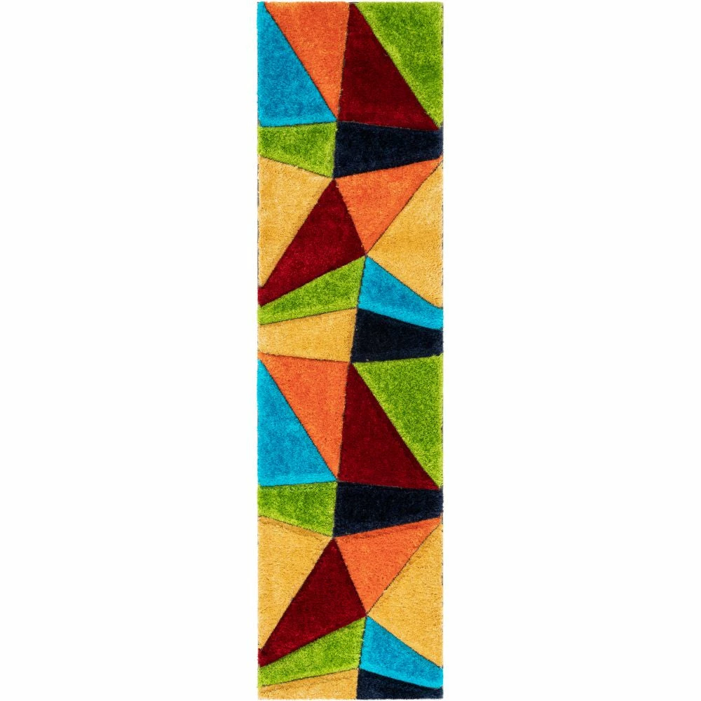 Well Woven Rialto Modern Geometric Shag Multi 3D Textured Thick & Soft Shag Rug 11 Well Woven Rialto Modern Geometric Shag Multi 3D Textured Thick & Soft Shag Rug