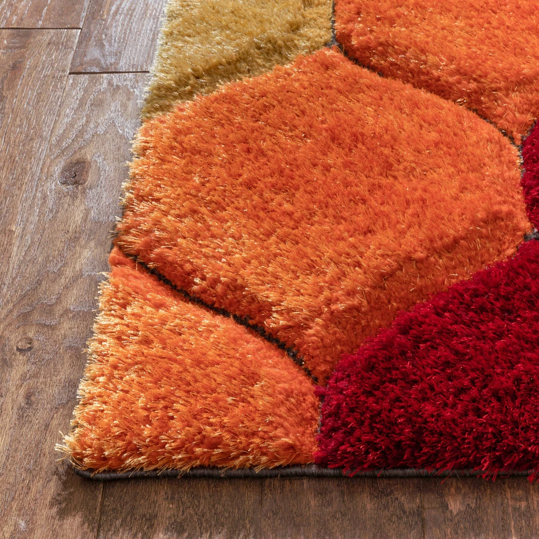 Well Woven Rainbow Modern Geometric Shag Multi 3D Textured Thick & Soft Shag Rug 4 Well Woven Rainbow Modern Geometric Shag Multi 3D Textured Thick & Soft Shag Rug