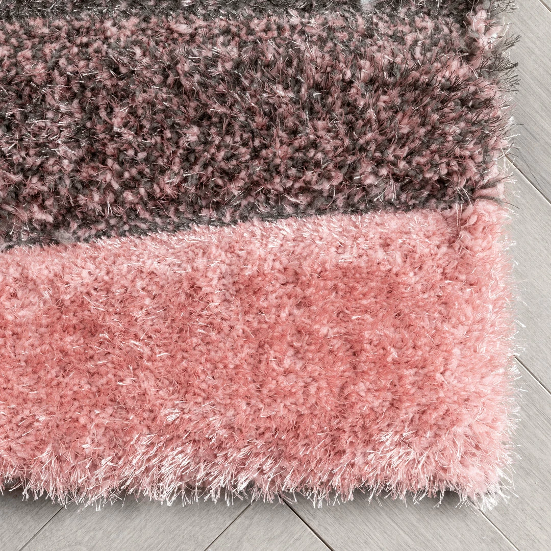 Well Woven Apallo Modern Geometric Blush 3D Textured Thick & Soft Shag Rug 4 Well Woven Apallo Modern Geometric Blush 3D Textured Thick & Soft Shag Rug