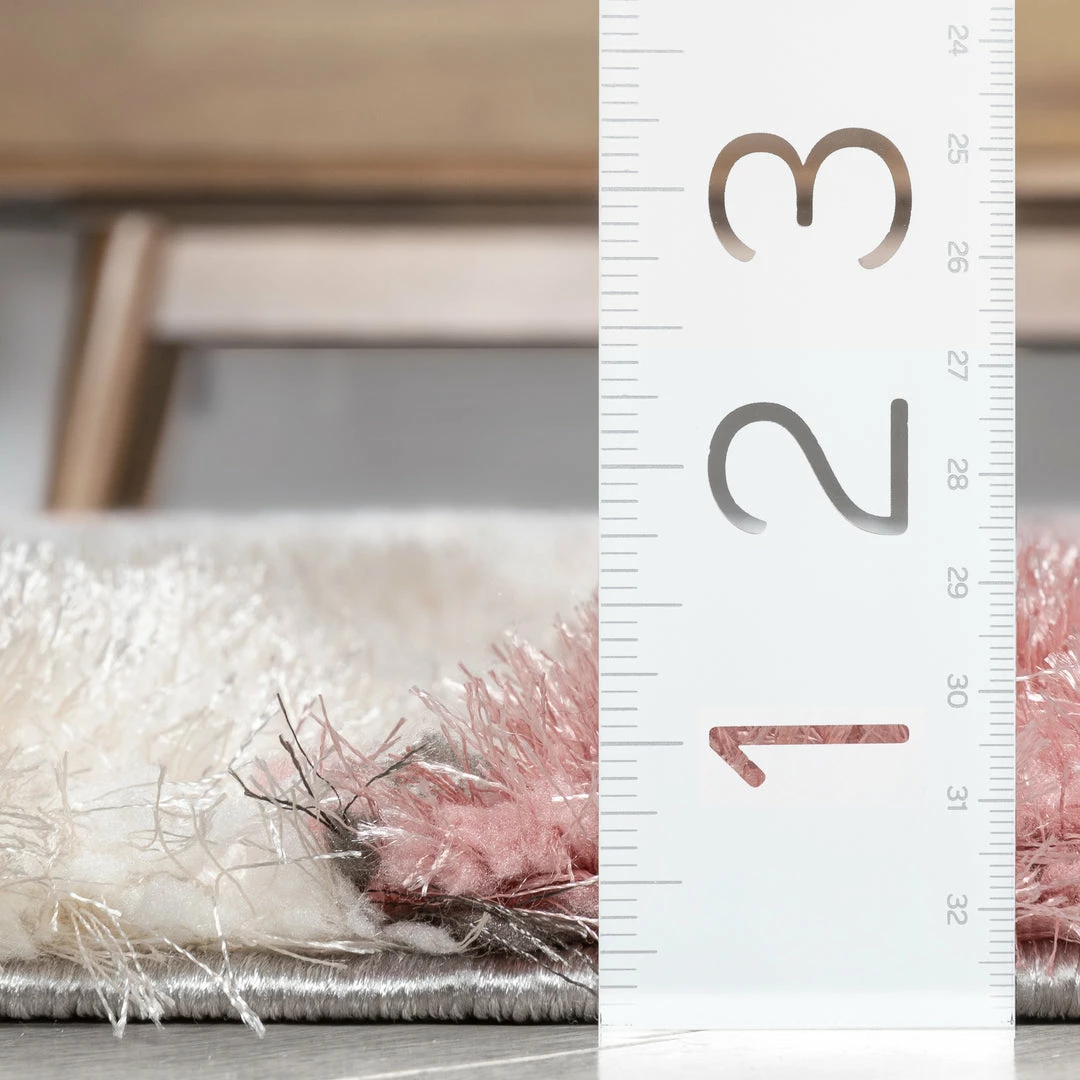 Well Woven Apallo Modern Geometric Blush 3D Textured Thick & Soft Shag Rug 7 Well Woven Apallo Modern Geometric Blush 3D Textured Thick & Soft Shag Rug