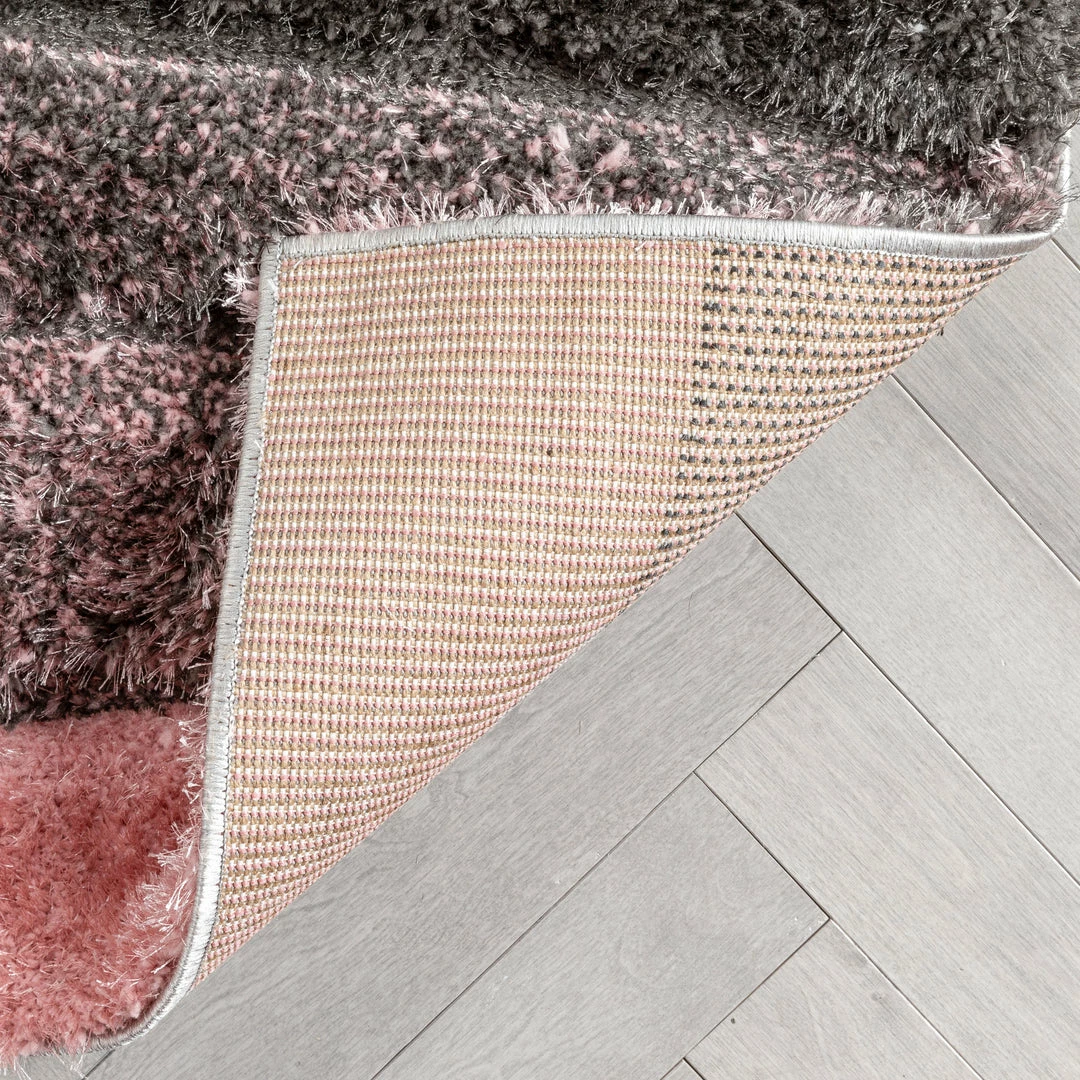 Well Woven Apallo Modern Geometric Blush 3D Textured Thick & Soft Shag Rug 6 Well Woven Apallo Modern Geometric Blush 3D Textured Thick & Soft Shag Rug