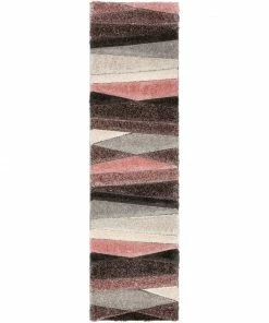 Well Woven Apallo Modern Geometric Blush 3D Textured Thick & Soft Shag Rug 21 Well Woven Apallo Modern Geometric Blush 3D Textured Thick & Soft Shag Rug