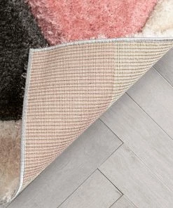 Well Woven Holland Modern Geometric Blush 3D Textured Thick & Soft Shag Rug 17 Well Woven Holland Modern Geometric Blush 3D Textured Thick & Soft Shag Rug