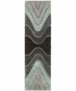 Well Woven Luz Modern Geometric Light Blue 3D Textured Thick & Soft Shag Rug 21 Well Woven Luz Modern Geometric Light Blue 3D Textured Thick & Soft Shag Rug