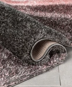 Well Woven Luz Modern Geometric Blush 3D Textured Thick & Soft Shag Rug 16 Well Woven Luz Modern Geometric Blush 3D Textured Thick & Soft Shag Rug