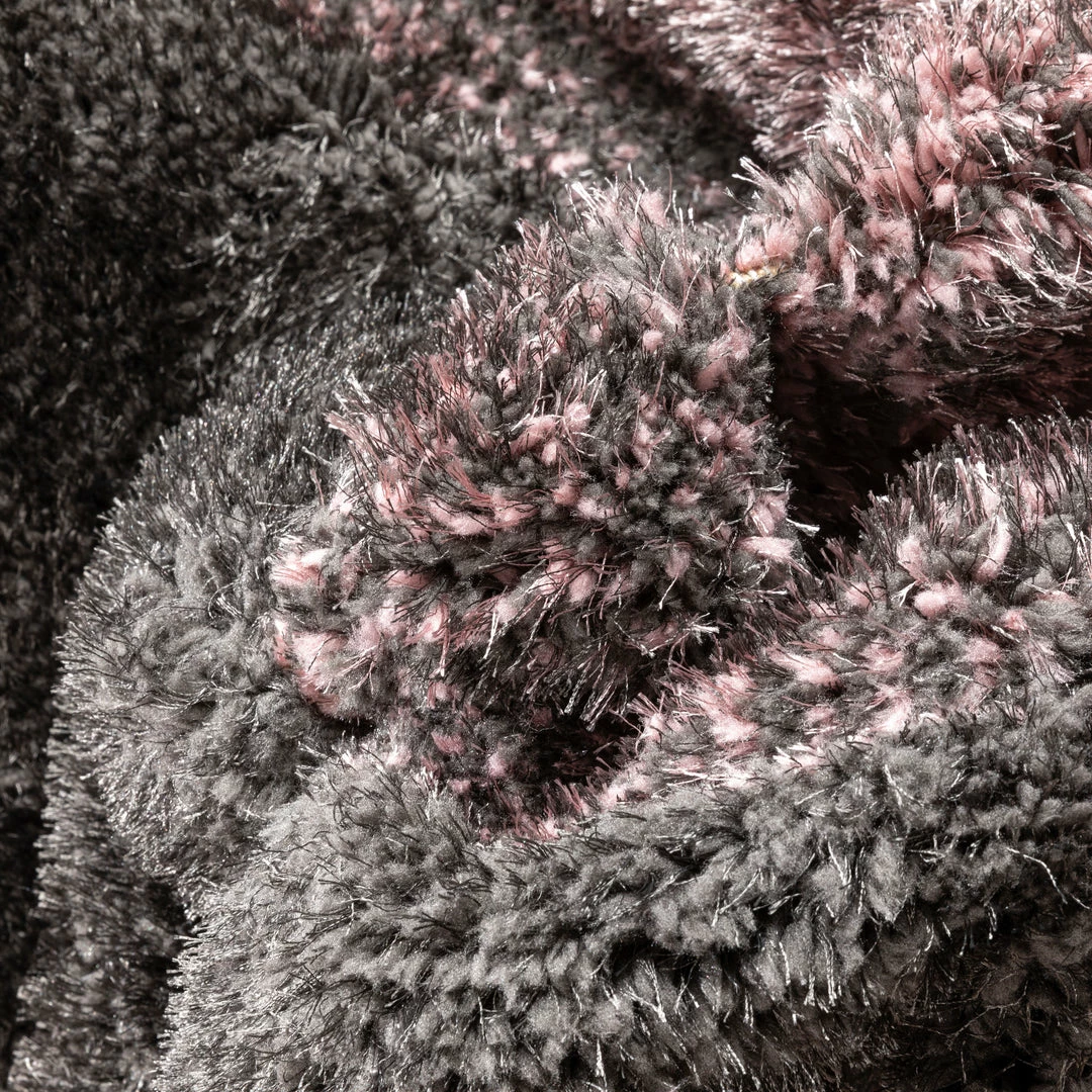Well Woven Luz Modern Geometric Blush 3D Textured Thick & Soft Shag Rug 3 Well Woven Luz Modern Geometric Blush 3D Textured Thick & Soft Shag Rug