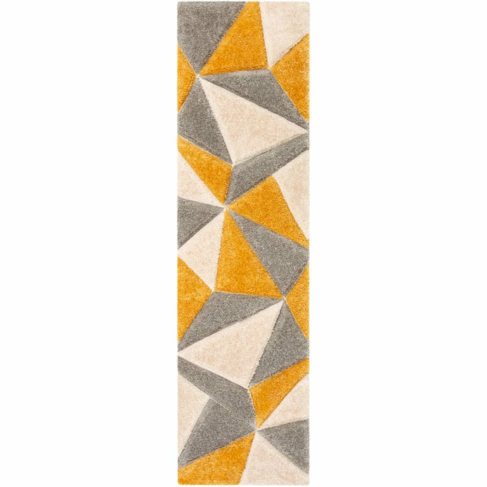 Well Woven Venice Yellow Modern Geometric 3D Textured Shag Rug By Chill Rugs 5 Well Woven Venice Yellow Modern Geometric 3D Textured Shag Rug By Chill Rugs