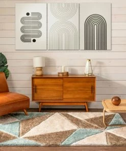 Well Woven Venice Ivory Modern Geometric 3D Textured Shag Rug By Chill Rugs 11 Well Woven Venice Ivory Modern Geometric 3D Textured Shag Rug By Chill Rugs