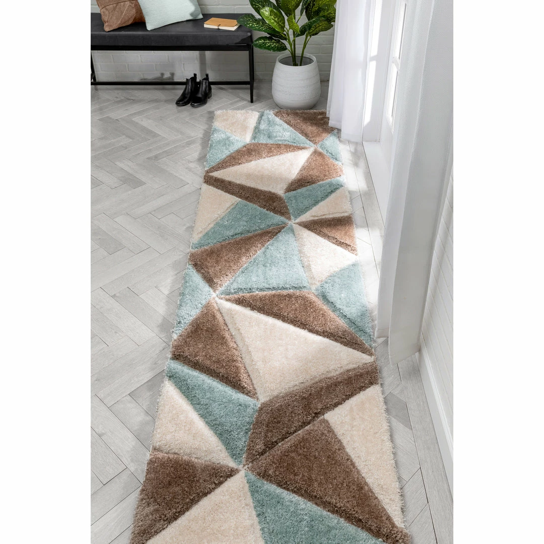 Well Woven Venice Ivory Modern Geometric 3D Textured Shag Rug By Chill Rugs 8 Well Woven Venice Ivory Modern Geometric 3D Textured Shag Rug By Chill Rugs