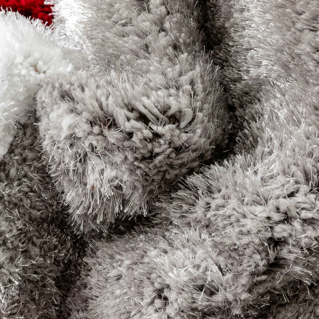 Well Woven Escondido Red Modern Geometric 3D Textured Shag Rug 3 Well Woven Escondido Red Modern Geometric 3D Textured Shag Rug