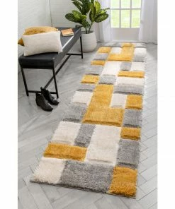 Well Woven Escondido Yellow Modern Geometric 3D Textured Shag Rug By Chill Rugs 13 Well Woven Escondido Yellow Modern Geometric 3D Textured Shag Rug By Chill Rugs